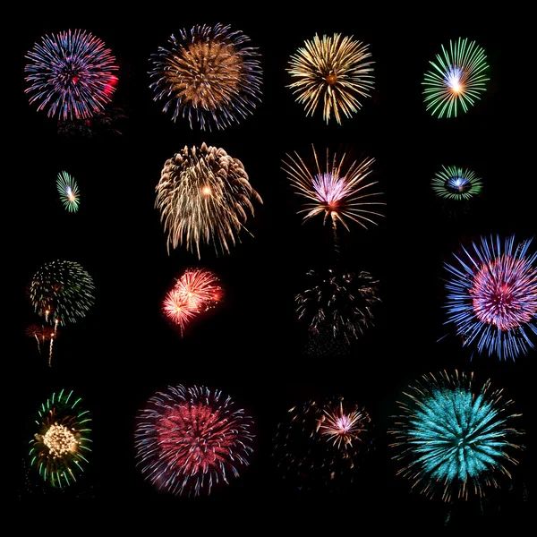 Fireworks design elements