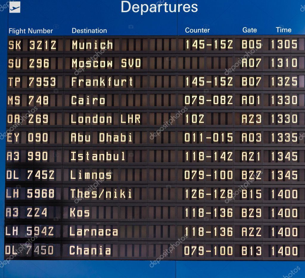 Airport Departure Board