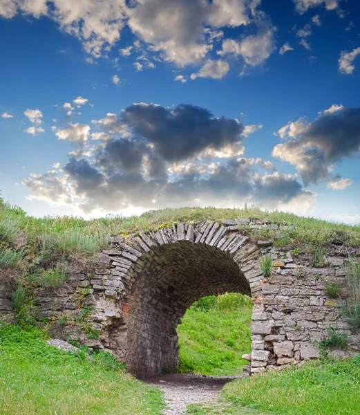 Ruins of an ancient arch