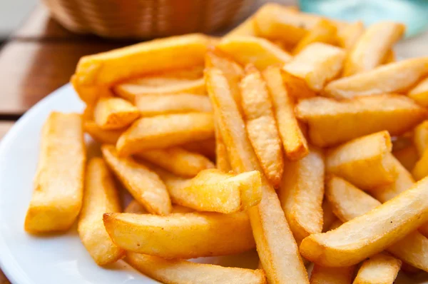 Golden French fries