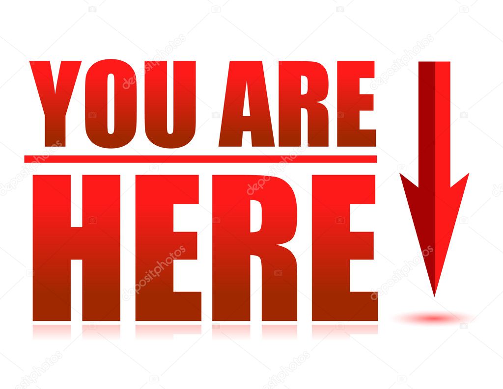 clipart you are here - photo #10