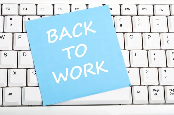 Back to work message