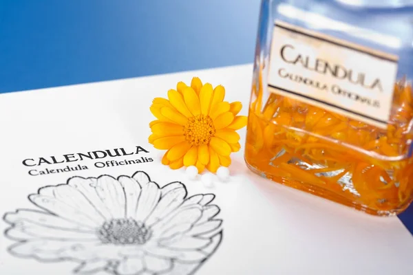 Calendula Officinalis sheet, flower and plant extract
