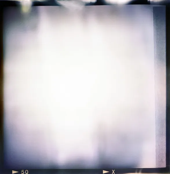 Blank medium format film frame