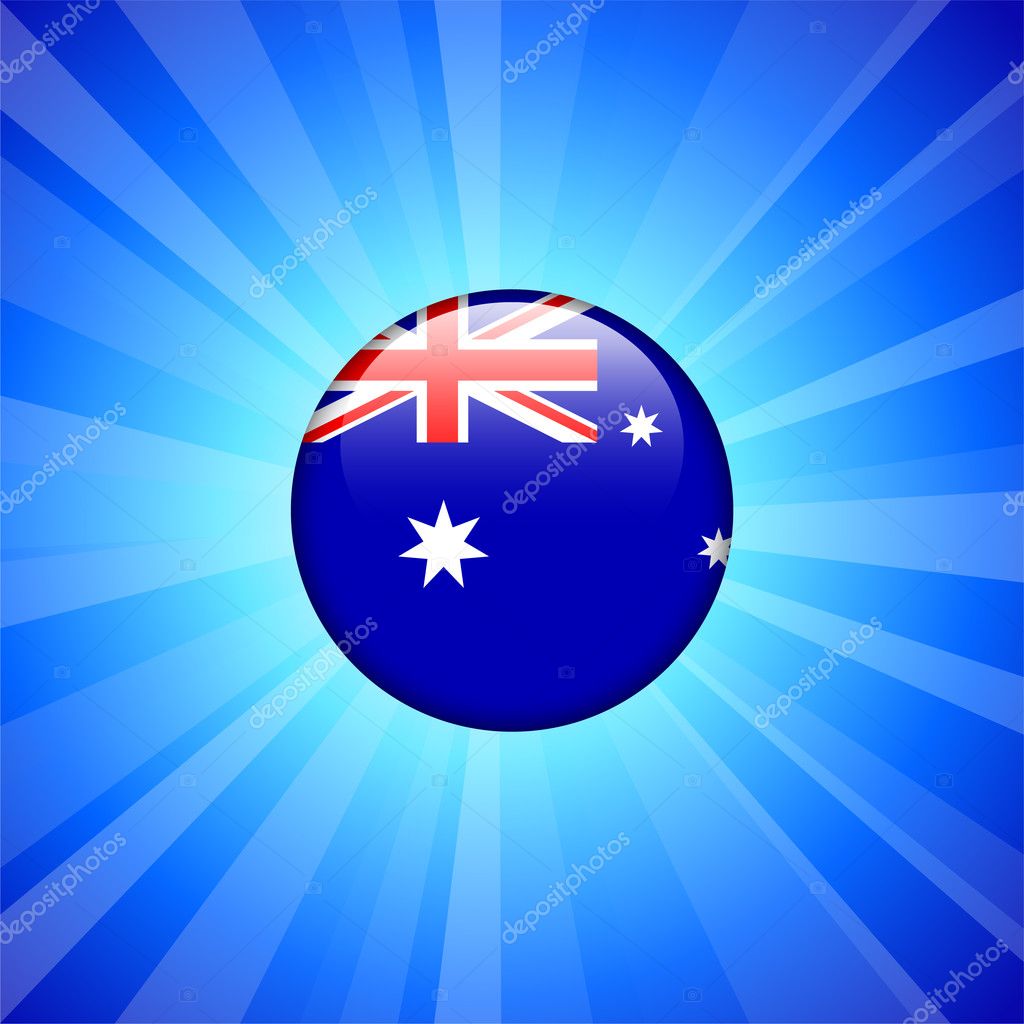 australia flag round