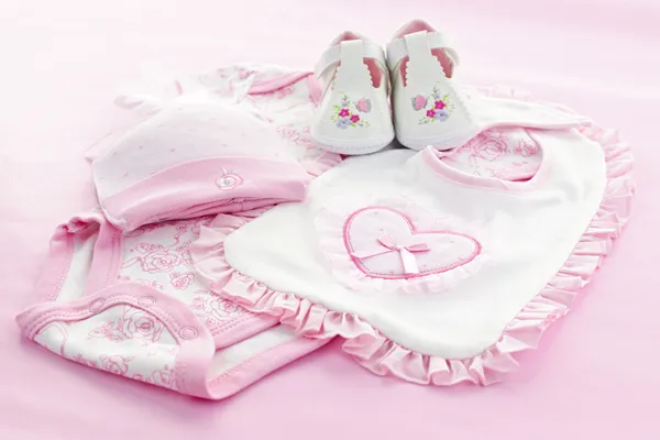 Pink baby clothes for infant girl