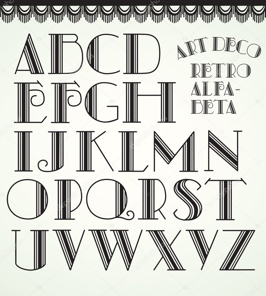 Art Nouveau Alphabet