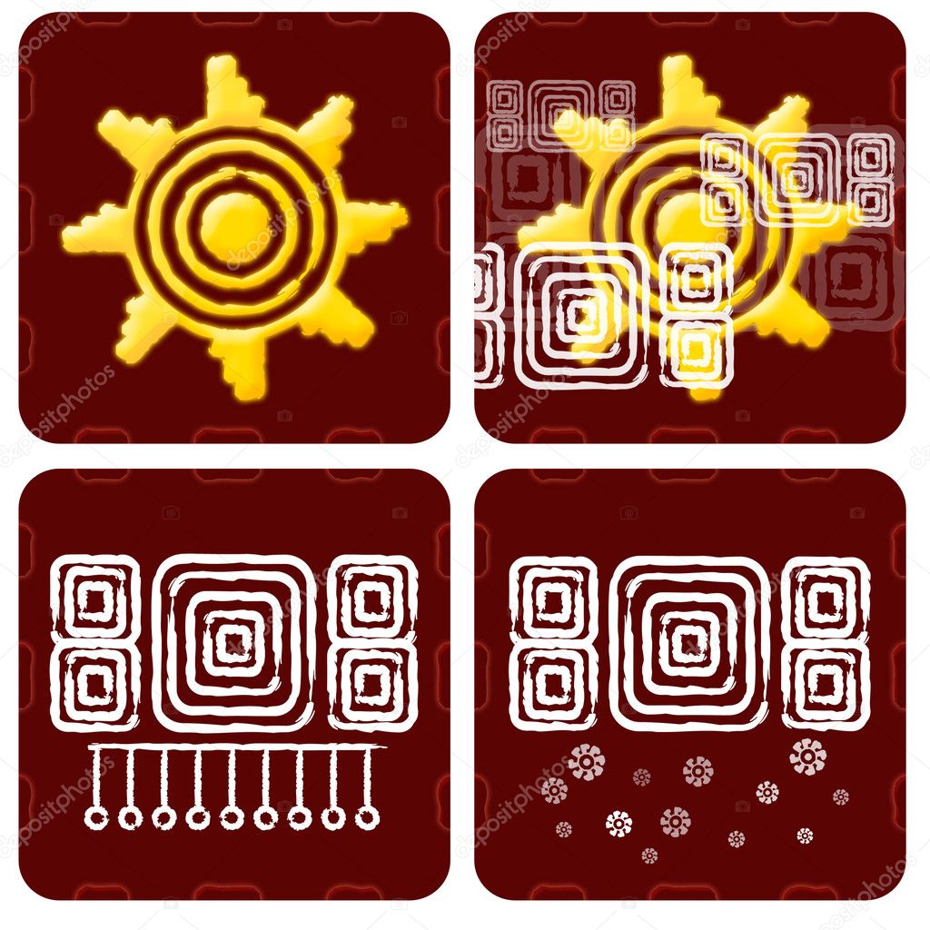 mayan icons