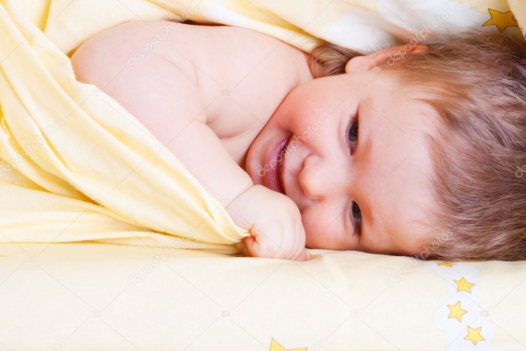 Baby In Bed