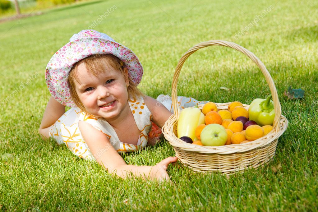 Kid In Garden