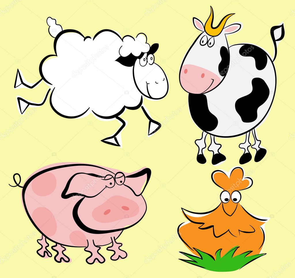 Vector Farm Animals