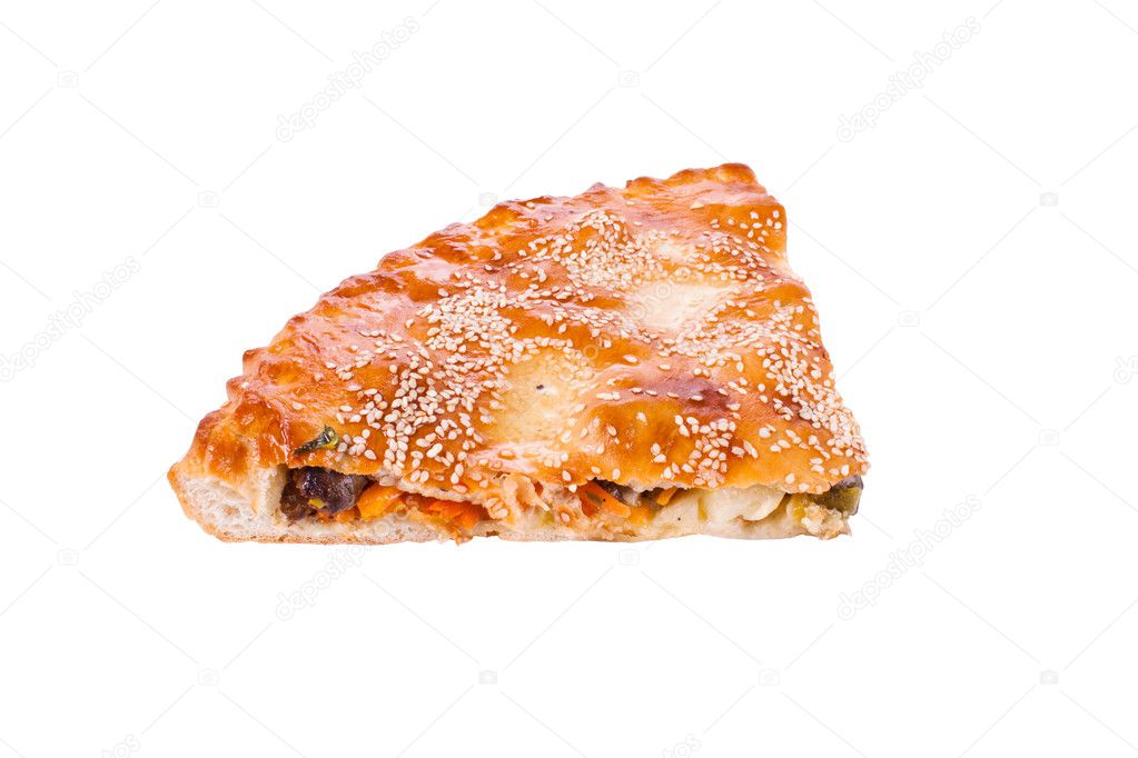 pie white background