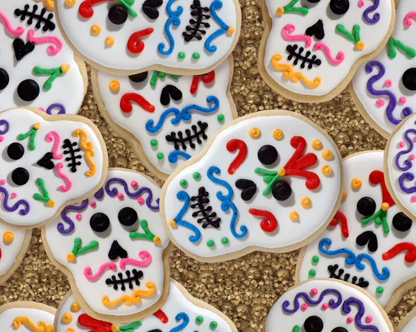 Day of the Dead cookies wallpaper
