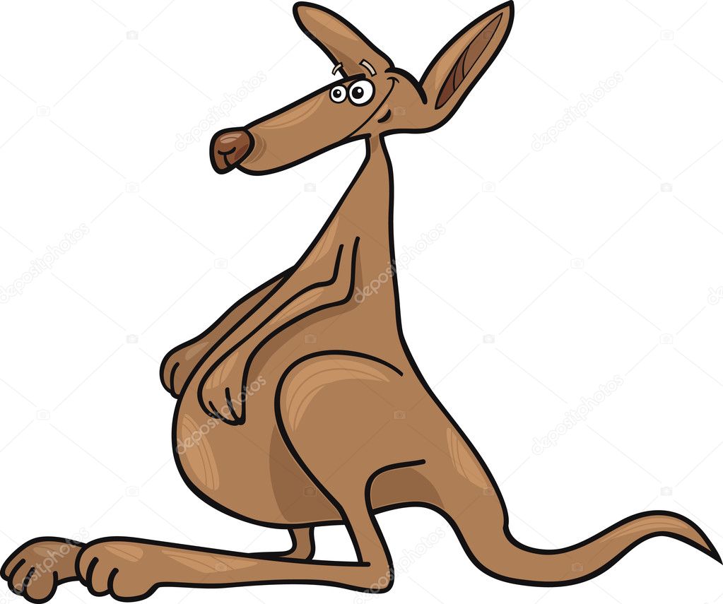 Cartoon Cute Kangaroo