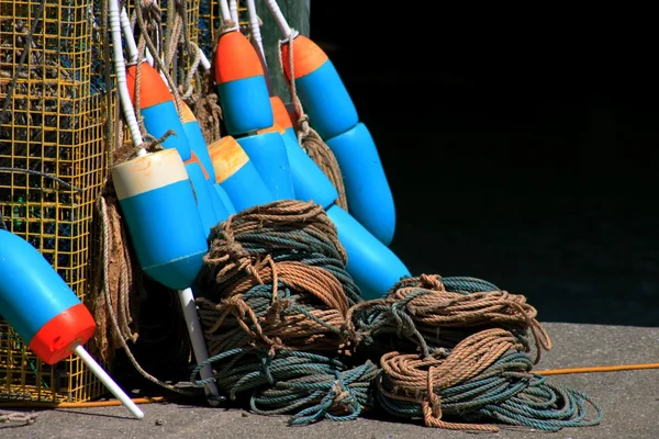 Buoys and rope