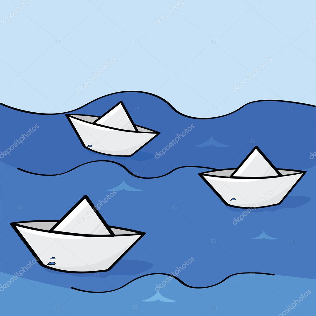 paper boat clipart - photo #36