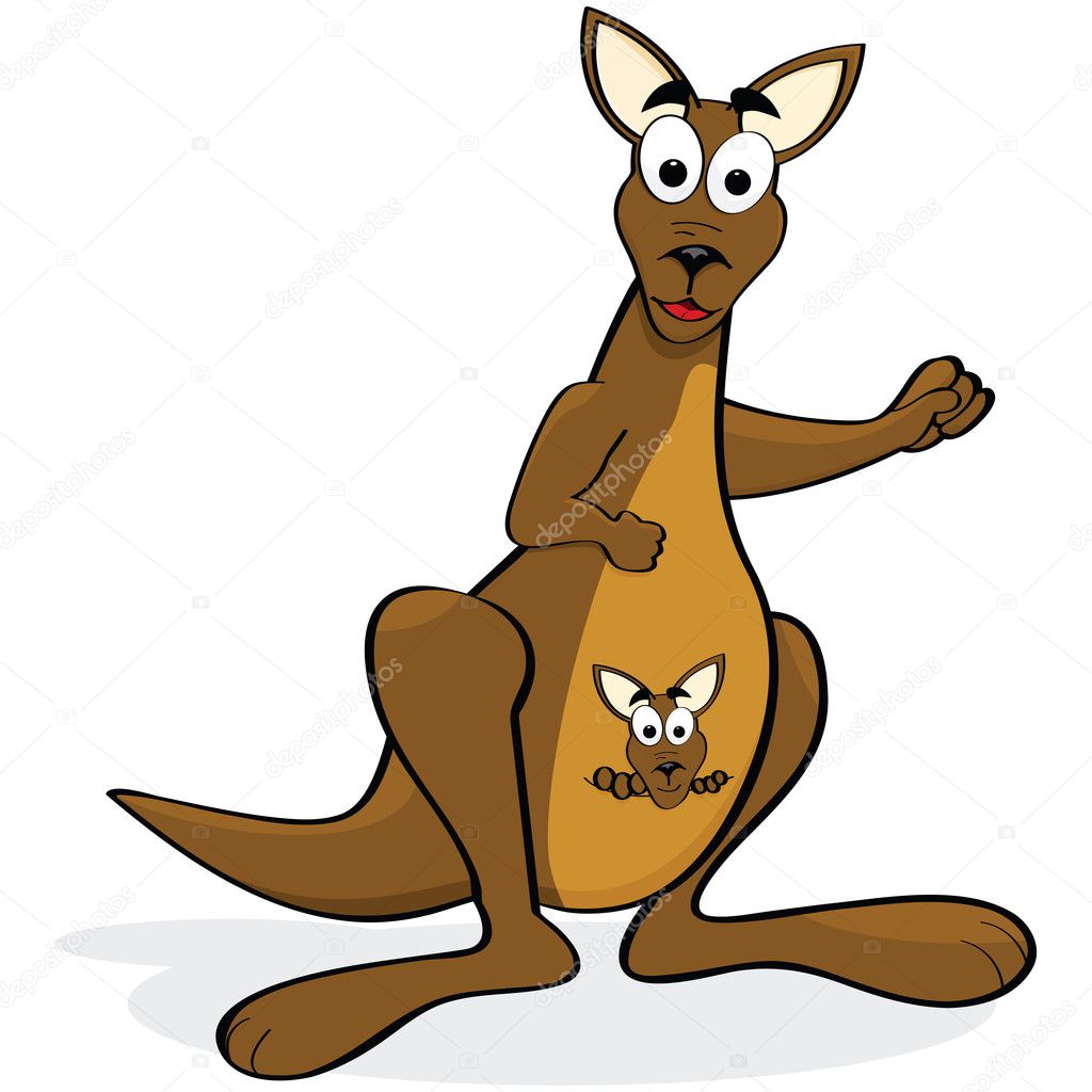 kangaroo images cartoon