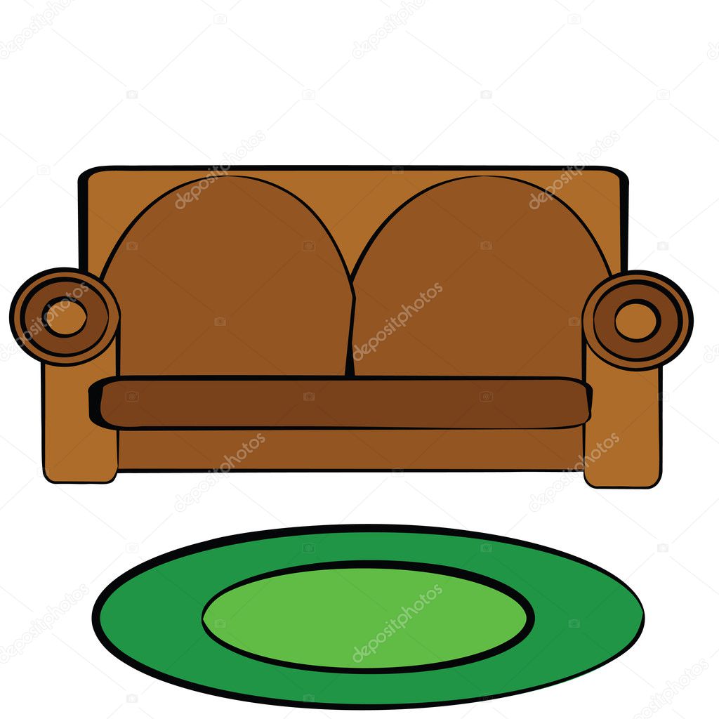 a cartoon couch