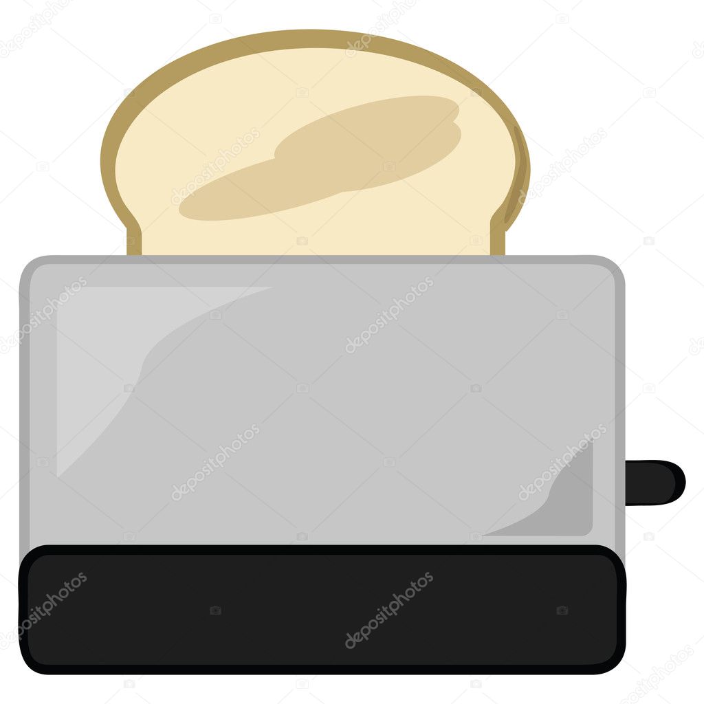 A Cartoon Toaster