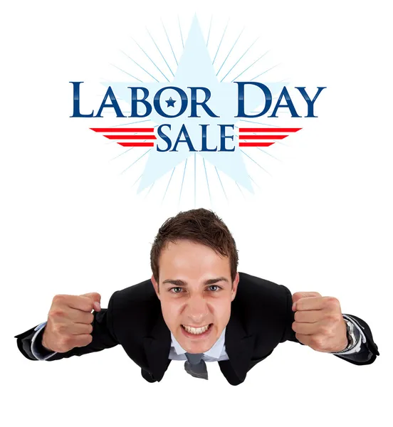 Businessman Labor Day Sale