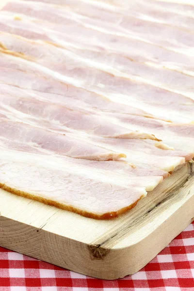 Cured delicious bacon