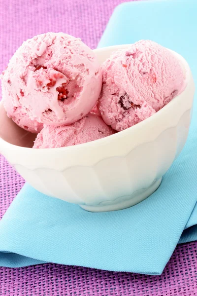 Delicious mixed berries ice cream