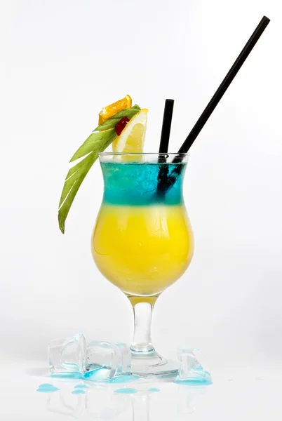 Layered alcohol drink