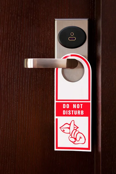 Hotel door handle with \