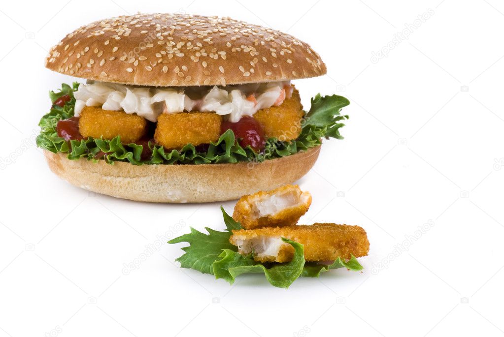 Fish Finger Burger