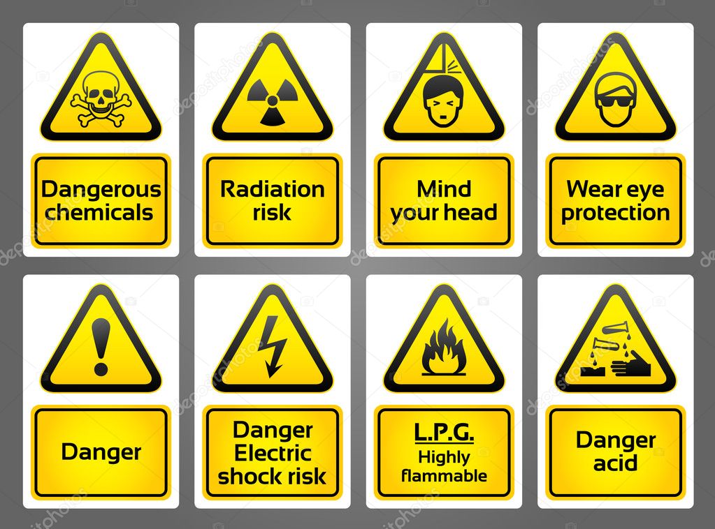 Safety Signs And Symbols At Home