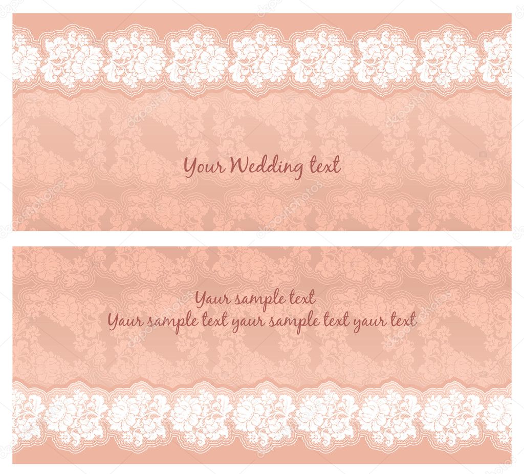 Wedding invitation template