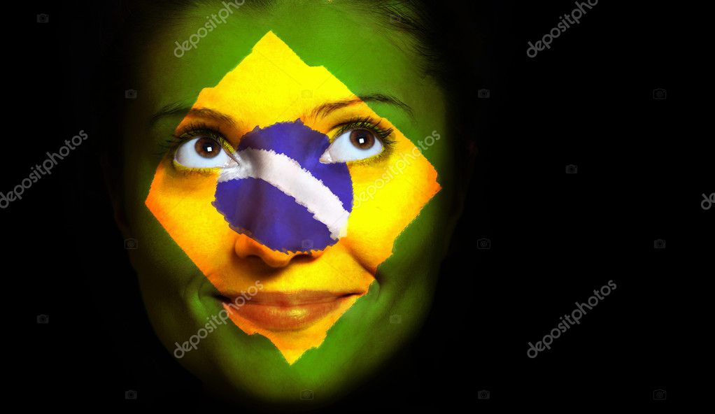 Brazil Flag Background