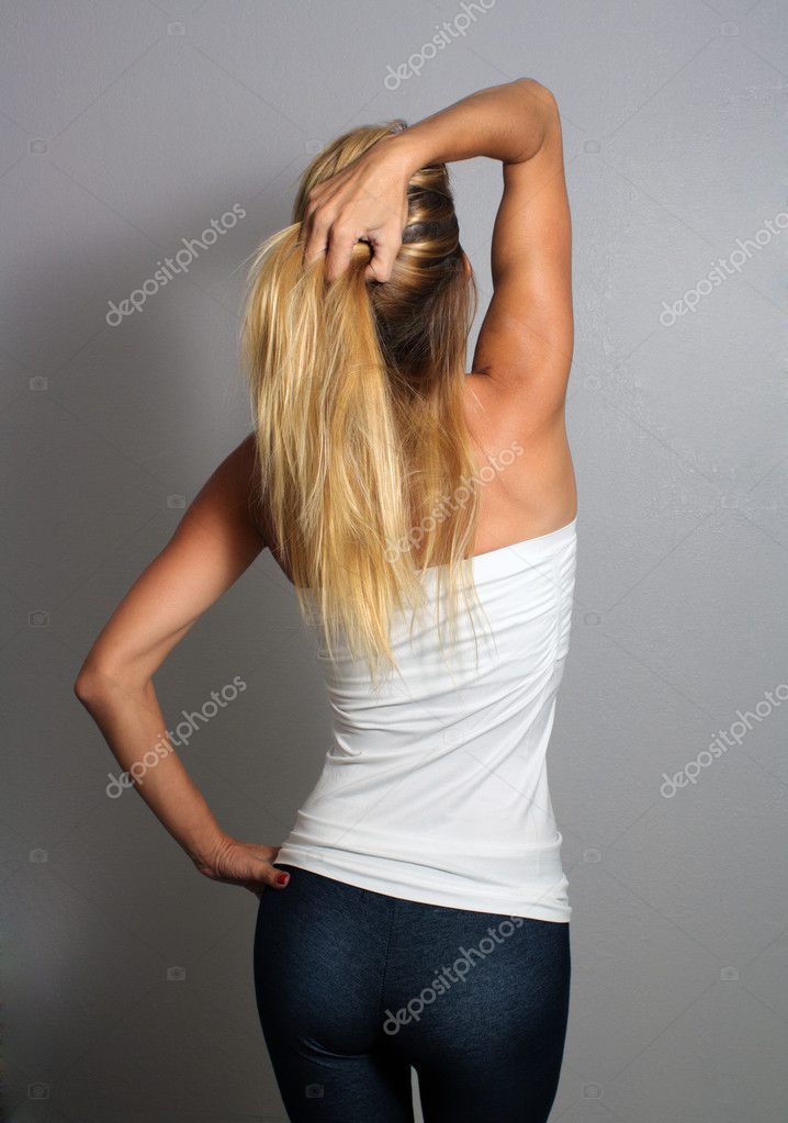 Beautiful Shapely Blonde Stock Photo Csproductions