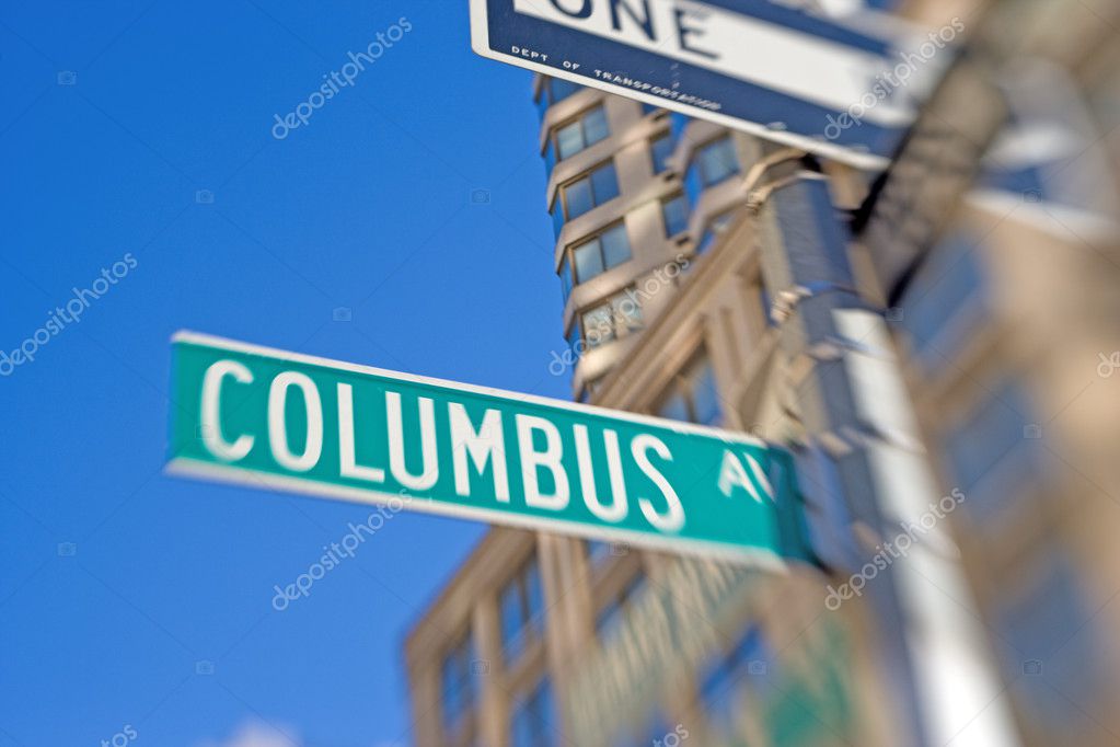Columbus Avenue of New York — Stock Photo © Dhoxax 6545012