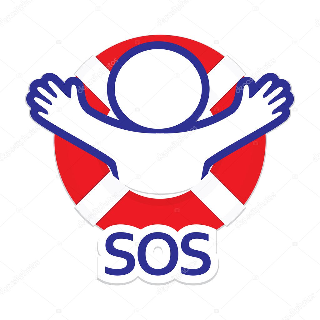 Sign / symbol sos — Stock Vector © antoshkaforever #5775914