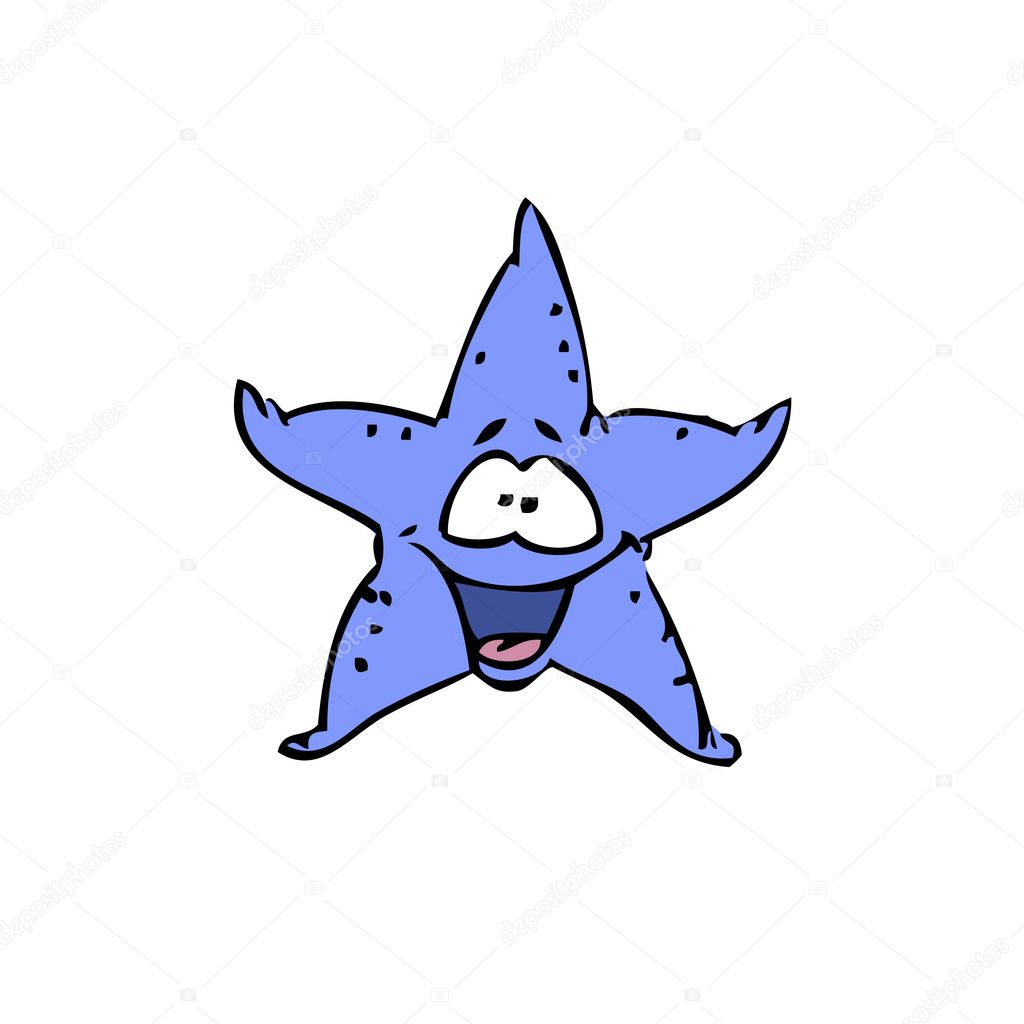 cartoon starfishes