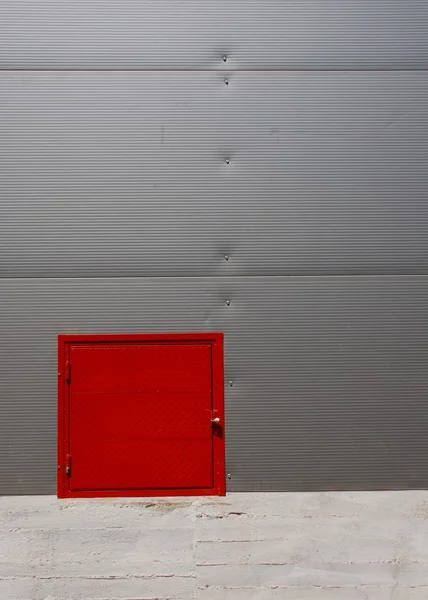 Small red door
