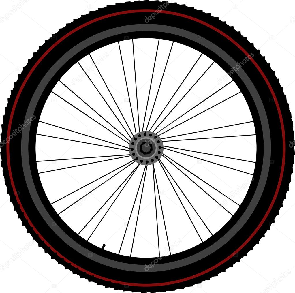 bike tire vector