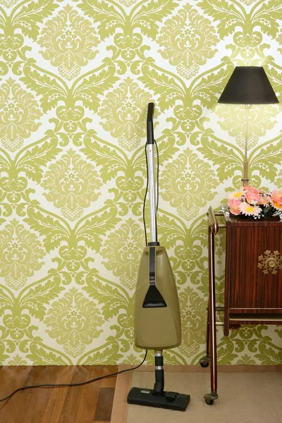 wallpaper retro vintage. Stock Photo: Retro vacuum