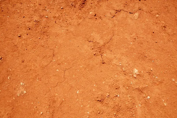 Red soil texture background, dried clay