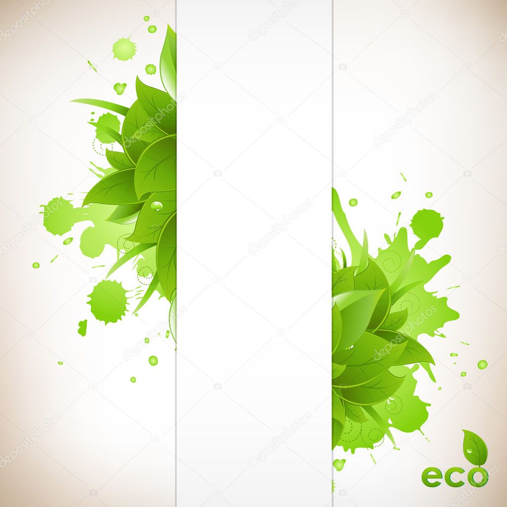 eco design facebook barbaliss © Stock Vector â€” Design Eco Friendly #5764556