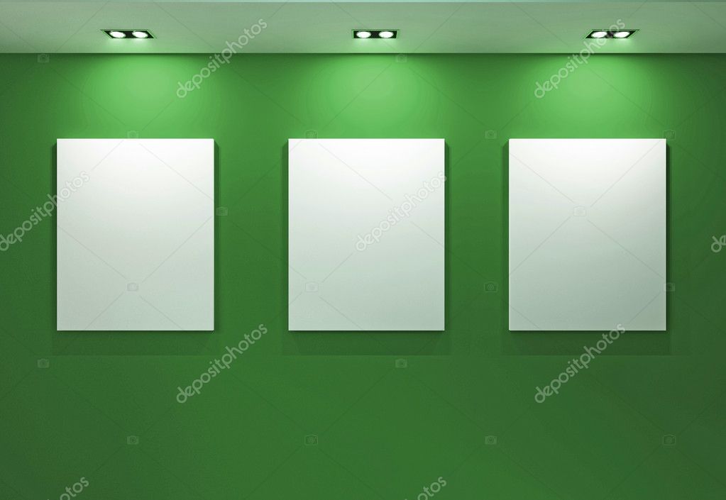 green picture frames
