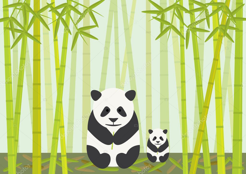 pandas+eating+bamboo