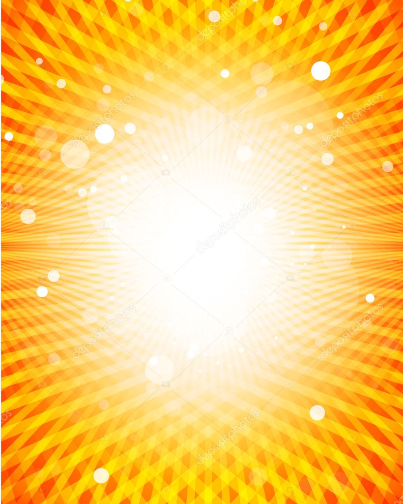 Yellow Sunshine Background