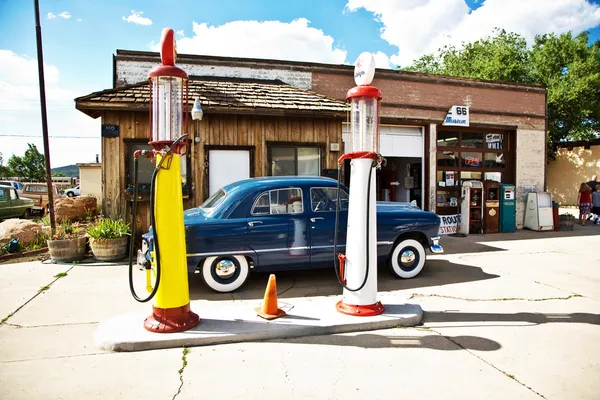 Historic patrol station at Route 66