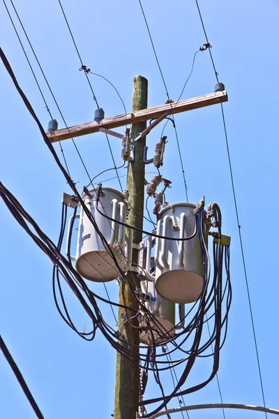 Electricity tower with cable and insulator