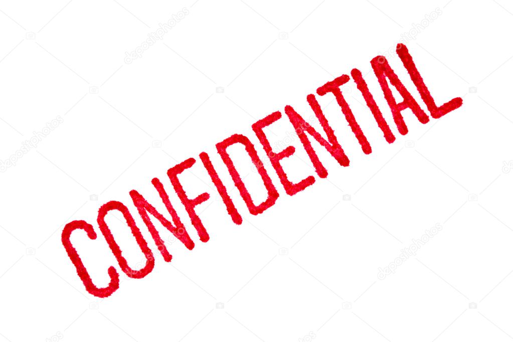 Confidential Stamp Vector