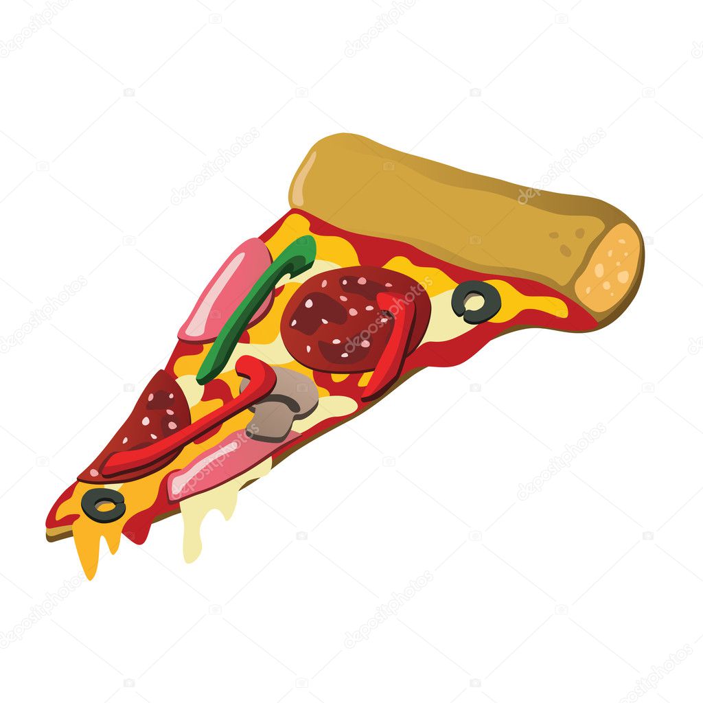 pizza slice. pizza slice.