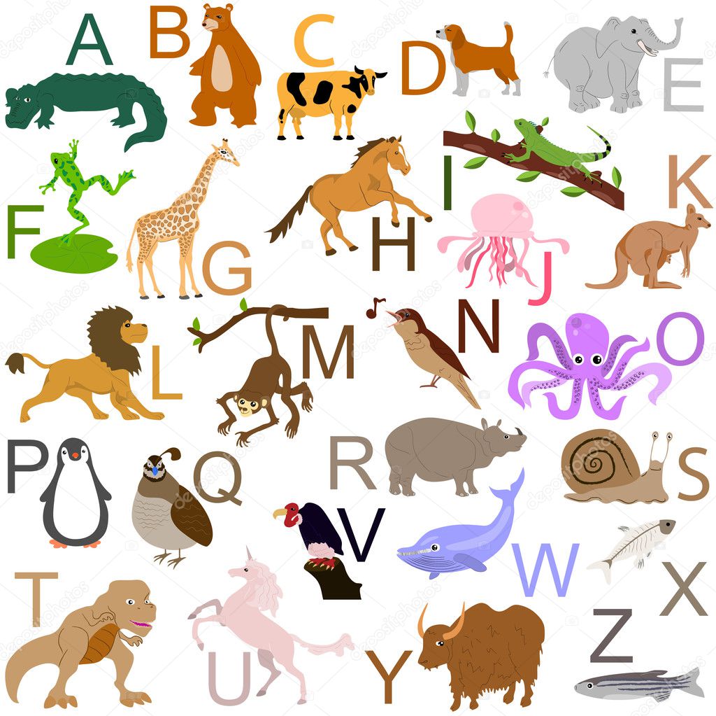 animal letters clipart - photo #15