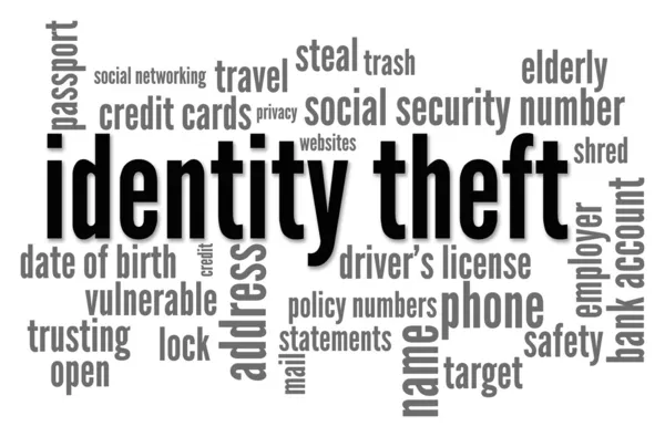 Identity Theft Word Cloud — Stock Photo #5612494
